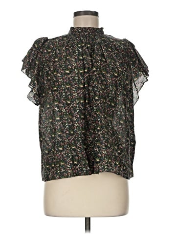 Birds of Paradis by Trovata Short Sleeve Blouse (view 1)