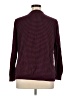 Basic Editions Checkered-gingham Burgundy Cardigan Size 1X - photo 2