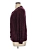 Basic Editions Checkered-gingham Burgundy Cardigan Size 1X - photo 5