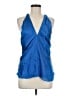 Veronica Beard Blue Sleeveless Silk Top Size 8 - photo 1