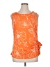 Ashley Stewart Orange Sleeveless Blouse Size 14 Plus - photo 1