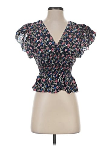 Birds of Paradis by Trovata Short Sleeve Blouse (view 1)