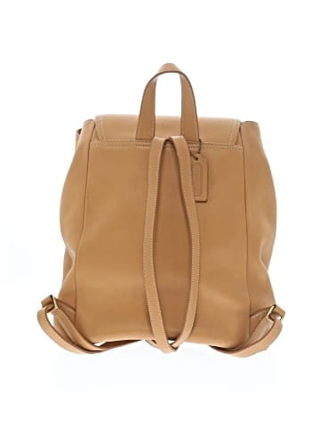 Coach Leather Backpack (view 2)