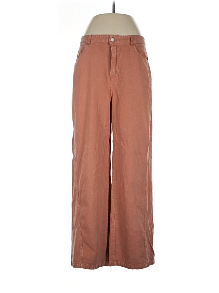 Pre-owned Double Zero Jeans In Brown