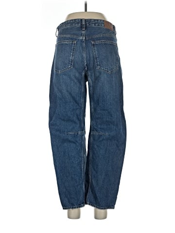 Madewell The Darted Barrel-Leg Jean in Irmo Wash (view 2)