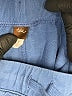 Tea 100% Cotton Argyle Blue Board Shorts Size 8 - photo 3