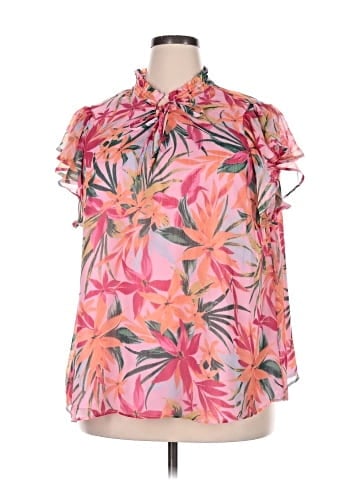Jessica Simpson Short Sleeve Blouse (view 1)