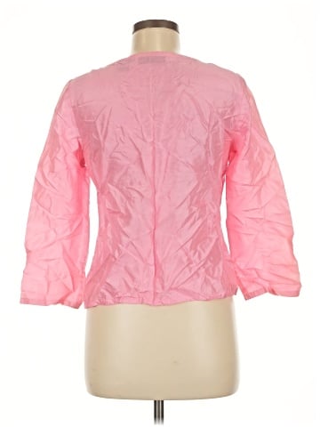 Charles Nolan 3/4 Sleeve Silk Top (view 2)