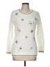 Joyland Stars Ivory Pullover Sweater Size M - photo 1
