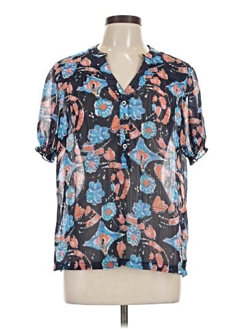 Christopher & Banks Short Sleeve Blouse (view 1)