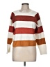 Pinque Stripes Orange Pullover Sweater Size M - photo 1