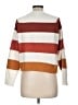 Pinque Stripes Orange Pullover Sweater Size M - photo 2