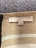 Ann Taylor LOFT Stripes Tan Pullover Sweater Size S - photo 7