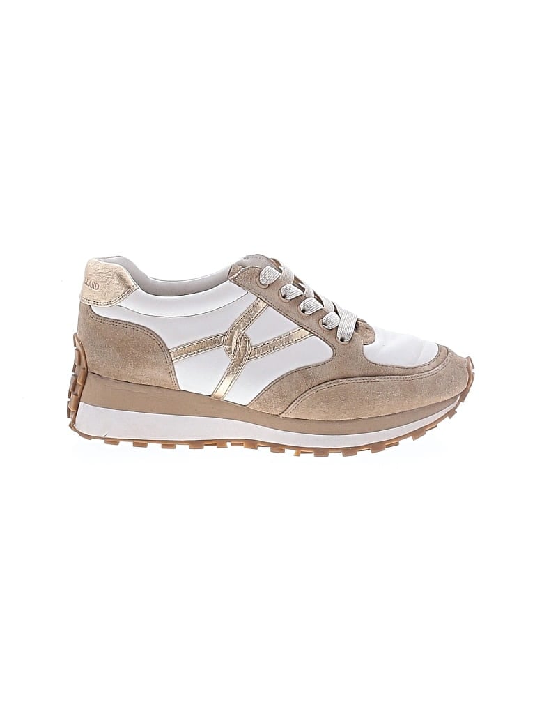 Pre-owned Veronica Beard Sneakers In Tan