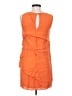 Zara Basic 100% Viscose Orange Cocktail Dress Size S - photo 2