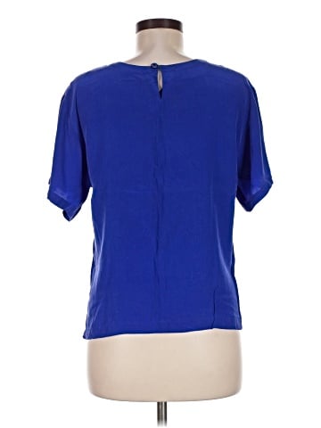 Simply Silk Short Sleeve Silk Top (view 2)