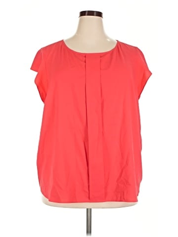 Tahari by ASL Short Sleeve Blouse (view 1)