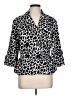 Sandro Animal Print Black Blazer Size L - photo 1