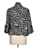 Sandro Animal Print Black Blazer Size L - photo 2