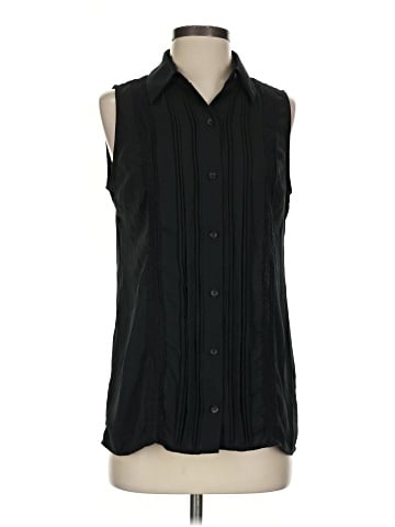 CAbi Sleeveless Button-Down Shirt (view 1)