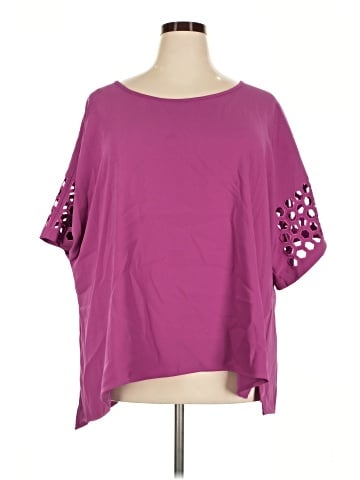 Ali Miles Short Sleeve Blouse (view 1)