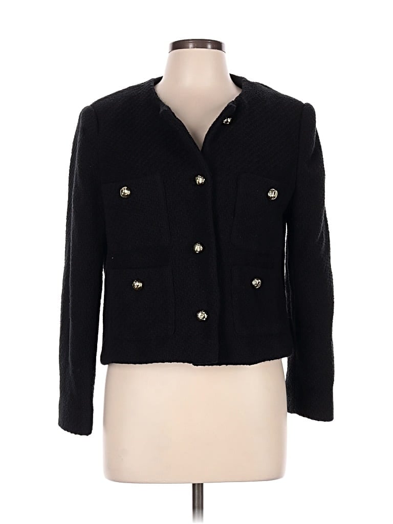 Pre-owned Mng Blazer Jacket In Black