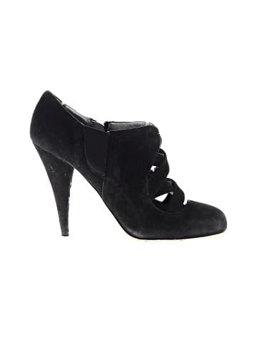 Miu Miu Suede Cutout Booties (view 1)