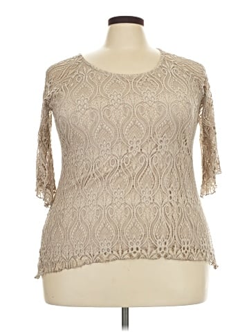 Brittany Black 3/4 Sleeve Top (view 1)