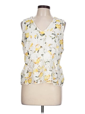 White House Black Market Sleeveless Blouse (view 1)