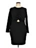 Express Solid Black Cocktail Dress Size XL - photo 1