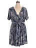 Torrid Paisley Blue Casual Dress Size 1X Plus (1) - photo 1