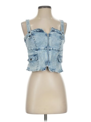 Listicle Sleeveless Top (view 1)