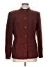 Barry Bricken Tweed Burgundy Coat Size 12 - photo 1