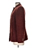 Barry Bricken Tweed Burgundy Coat Size 12 - photo 5