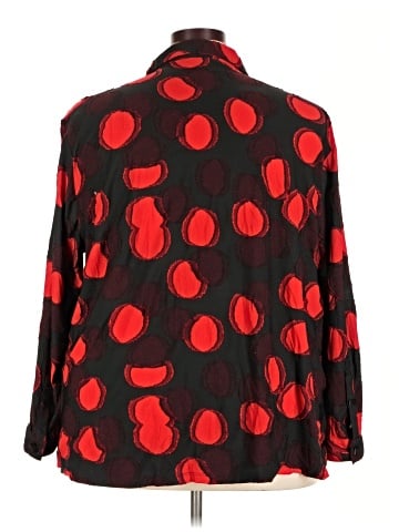 MULTIPLES Long Sleeve Blouse (view 2)