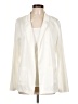 Glam 100% Polyester Ivory Blazer Size L - photo 1