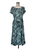 Perceptions Paisley Teal Casual Dress Size M - photo 1