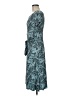 Perceptions Paisley Teal Casual Dress Size M - photo 5