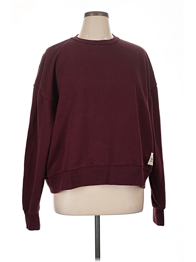 Pre-owned Weworewhat Sweatshirt In Burgundy