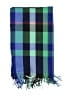 Gap 100% Polyester Plaid Green Scarf One size - photo 2