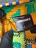 Minecraft 100% Cotton Print Yellow Short Sleeve Button-Down Shirt Size S (kids) - photo 3
