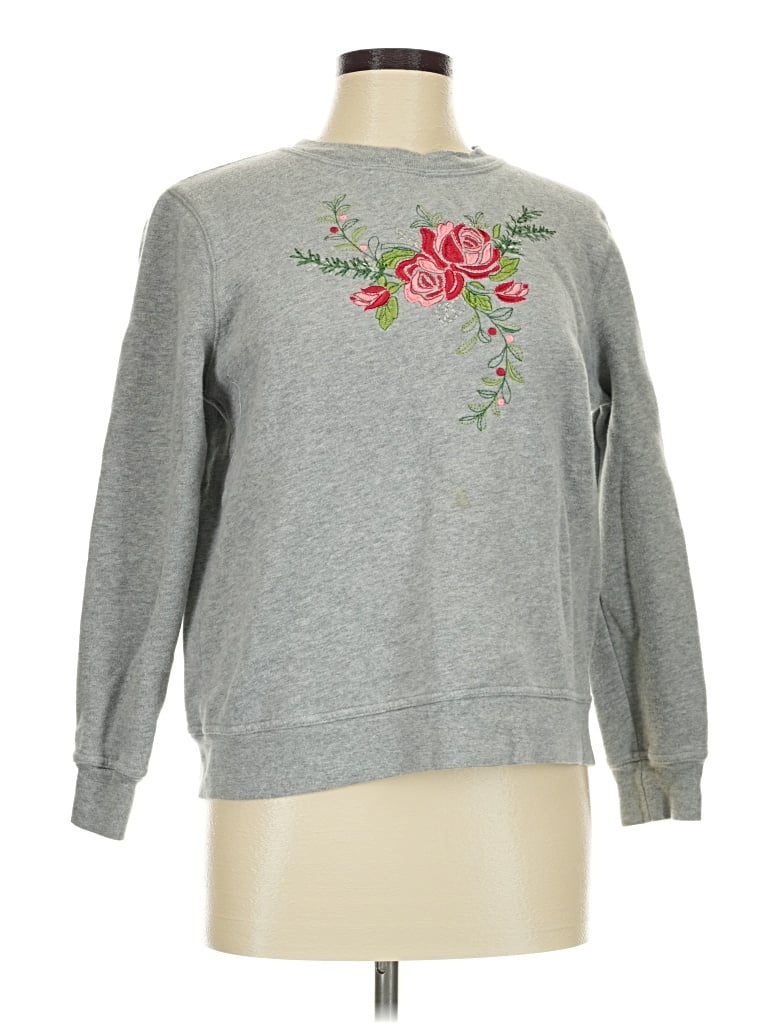 Pre-owned Basic Editions Sweatshirt In Gray