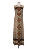 One World Paisley Brown Casual Dress Size S - photo 2