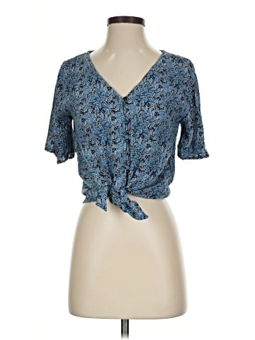 MNG Short Sleeve Blouse (view 1)