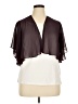 Ignite Evenings 100% Polyester Solid Purple Burgundy Kimono Size 14 (petite) - photo 1