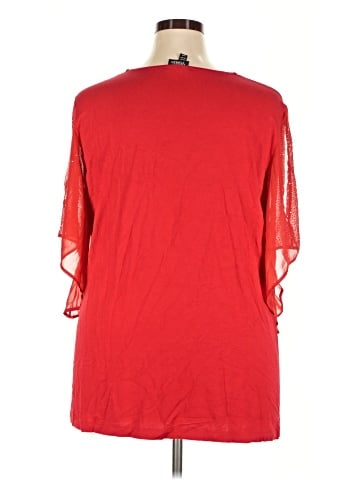Ulla Popken 3/4 Sleeve Blouse (view 2)