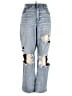 American Eagle Outfitters Graphic Blue Jeans Size 14 - photo 1