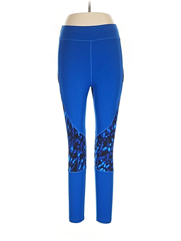 Pre-owned Pop Fit Active Pants In Blue