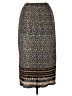 Notations 100% Polyester Print Gold Casual Skirt Size XL - photo 1