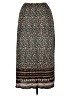 Notations 100% Polyester Print Gold Casual Skirt Size XL - photo 2
